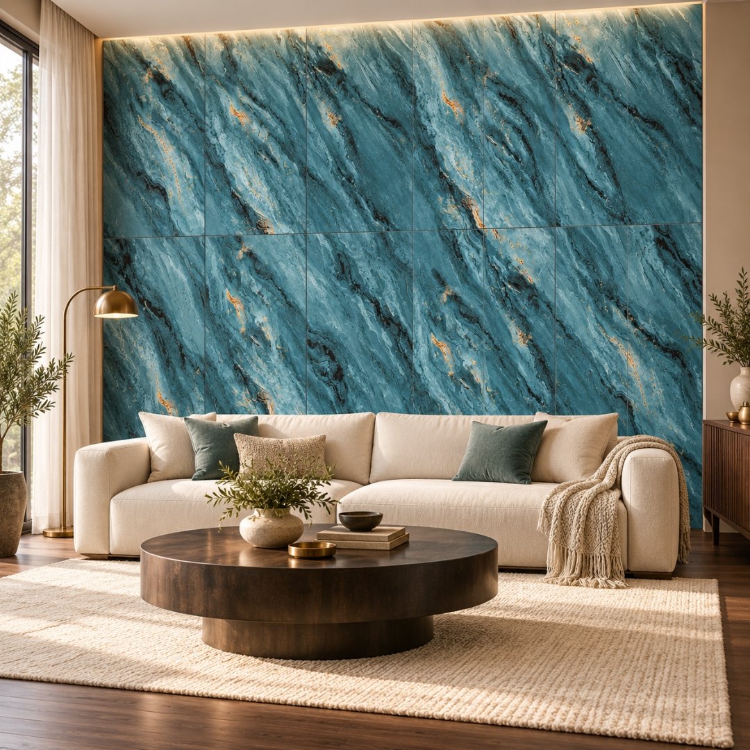 CA BENTLEY AQUA_EL, marble and stone-look wall tile for kitchen (view 8)